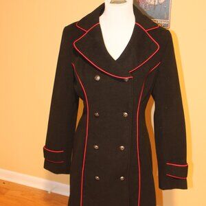 Wool Coat Sinched Waist